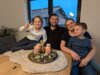 Familie H&ouml;gerl: Die sechsj&auml;hrige Hanna (v.l.), Papa Johannes, Mama Gabi und Bruder Dominik.