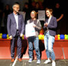 Siegerehrung Gewinnerin in der Kategorie Klasse 9 bis 13. Foto: R. Weber