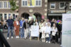 Zukunftsfest Gruppenfoto der Stark ohne Gewalt-Preisträgerinnen mit Bürgermeisterin Mechtild Schulze Hessing. Foto: L. Kannenbrock
