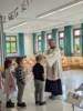 Pfarrer Werner Konrad segnete die Kinder.