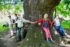 9 Wanderfreunde brauchten wir zum Umfassen!