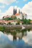 Blick auf den Meißener Dom und die Albrechtsburg