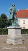 Kronprinz Friedrich Denkmal vor dem Schloss Rheinsberg