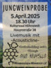 Veranstaltung: Jungweinprobe Sa 05. 04. 2025