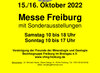 Flyer Mineralien- und Fossilientage 2022 Freiburg