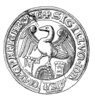 Siegel des Johannes Gans von Perleberg, um 1290