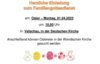 Veranstaltung: Familiengottesdienst am Ostermontag