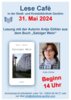 Veranstaltung: Lesung mit Antje Göhler aus dem Roman "Salziger Wein"
