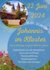 Veranstaltung: Johannis-Fest im Kloster Dr&uuml;beck (Sonnabend) Sa 22.​06.​2024