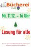 Veranstaltung: Lesung Mi 11. 12. 2024