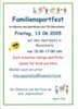 Veranstaltung: Familiensportfest im Rahmen des Sportfestes des TSV Merschwitz Fr 13.06.2025