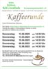 Veranstaltung: Senioren Kaffeerunde Do 10. 04. 2025