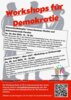 Veranstaltung: Workshops für Demokratie Sa 28.06.2025