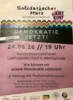 Veranstaltung: Demokratie Jetzt! (Vortrag und Diskussion) Mi 24.​06.​2026