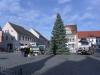 Fotoalbum traditionelles Aufstellen des Weihnachtsbaumes vor dem Rathaus