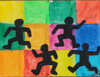 Zur Galerie: Klasse 4M Keith Haring 
