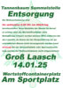 Meldung: Gross Laasch - 14.01.2025 Tannenbaum-Entsorgung