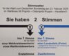 Meldung: Bundestagswahl 2025, Briefwahl