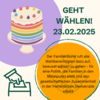 Meldung: GEHT WÄHLEN! 23. Februar 2025