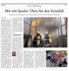 Meldung: Mit viel Qualm: Üben für den Ernstfall