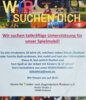 Meldung: WIR SUCHEN DICH!