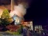 Dachstuhlbrand in Leimbach, Großeinsatz für Feuerwehren