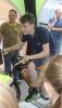 Vorschaubild der Meldung: Aktion "Energy-Bike" des Überlandwerkes startete am 27. Mai in Nauheim - Ziel erreicht