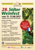 Foto zu Meldung: 28. Sölter Weinfest (11.-13.08.17)
