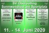 Vorschaubild der Meldung: Sonnwendfest am Sportplatz vom 11. bis 14. Juni 2020