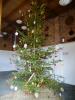 Der Weihnachtsbaum in der Heimatscheune