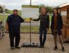 Die Grenzwandler-App geht am Grenzdenkmal Hötensleben in Betrieb