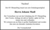 SV Oberpolling trauert um sein Gründungsmitglied Herrn Johann Madl