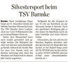 Silvestersport beim TSV Barmke