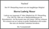 Meldung: SV Oberpolling trauert um sein langjähriges Mitglied Herrn Ludwig Moser