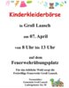 Meldung: Gross Laasch- Kinderkleiderbörse