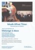 Meldung: Konzert Musik öffnet Türen mit Melangeá deux