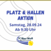 Meldung: Platz- & Hallenaktion