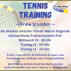 Meldung: Freie Trainerstunden