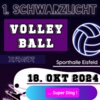 Vorschaubild der Meldung: SUPER DING ! Erstes Schwarzlicht - Volleyball - Turnier des SV 03 Eisfeld