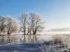 Hochwasser bei Frost, Daenecke