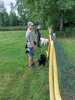 Foto vom Album: Sommerferien    Kind und Hund