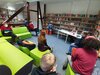 Ein Blick in den Kreis der Teilnehmer in der Kinder- und Jugendbibliothek