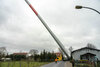 Foto vom Album: Transport eines Rotorblattes für eine Windkraftanlage durch Holzhausen