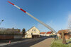 Foto vom Album: Transport eines Rotorblattes für eine Windkraftanlage durch Holzhausen