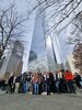 Gruppenfoto vor dem One World Trade Center am Ground Zero