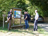 Fotoalbum Installation der Informationstafeln am Waldlehrpfad