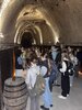 In den Kellern der Champagner-Kellerei lernten die Schülerinnen und Schüler alle wichtigen Details zur Champagner-Herstellung