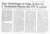 1998-10-22 Zwei Niederlagen in Folge werfen die I TT Herren zurück