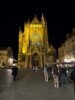 Die Kathedrale von Metz bei Nacht