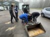 Foto vom Album: Arbeitseinsatz 27.12.2024 - Abriss * Sand * Rampe * Beton